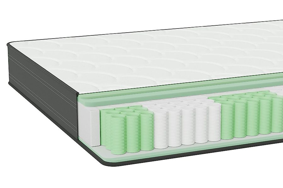 Taschenfederkernmatratze 7 Zonen Matratze 22 cm,90x200 140x200 cm Orthopädi günstig online kaufen