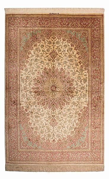 morgenland Orientteppich »Perser - Ghom - 198 x 134 cm - beige«, rechteckig günstig online kaufen