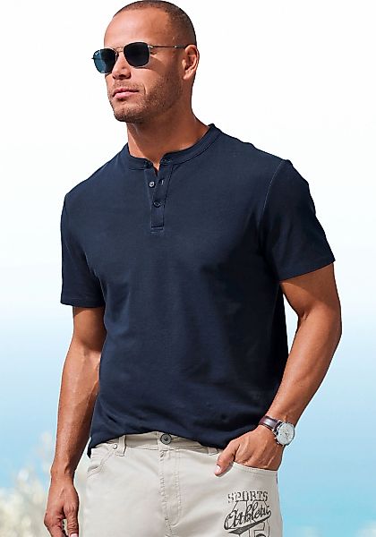 John Devin Poloshirt "mit Stehkragen,", Regular-Fit, aus Baumwoll-Piqué günstig online kaufen