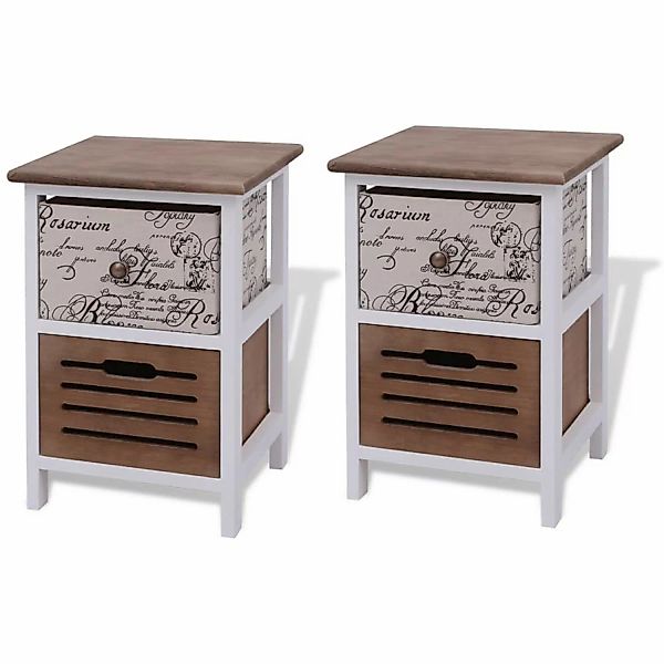vidaXL Nachttisch Nachttische 2 Stk. Holz günstig online kaufen