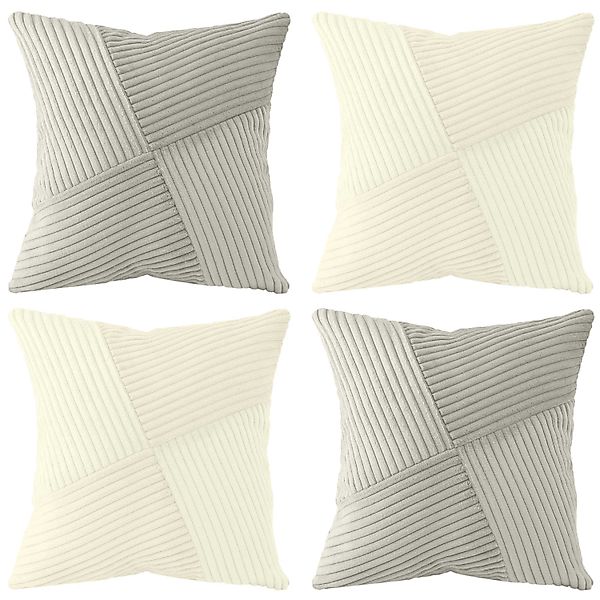 Amilian Kissenhüllen - 4er Set Kissenbezug, günstig online kaufen