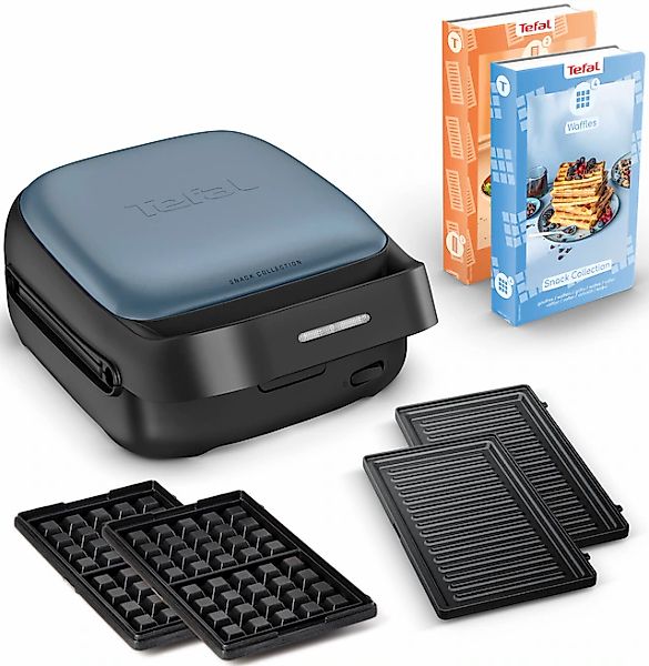 Tefal 2-in-1-Sandwichmaker »SW8674 Snack Collection«, 700 W, Antihaftbeschi günstig online kaufen