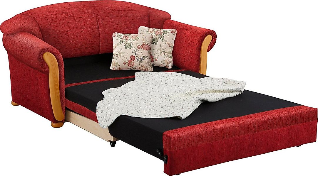 Home affaire 2-Sitzer Milano, Schlafsofa im Landhaus-Stil, bequem, Liegeflä günstig online kaufen