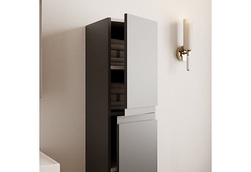 Karen Badmöbel-Set Hochschrank Lara, (Komplett-Set, Standartmäßig 3-Teilig günstig online kaufen