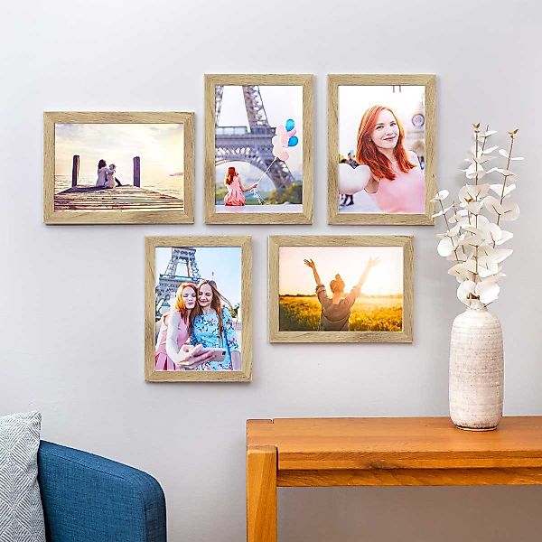 PHOTOLINI Bilderrahmen 5er Set breite Rahmen, günstig online kaufen
