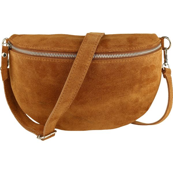 MIRROSI Bauchtasche Damen, Veloursleder, Made in günstig online kaufen