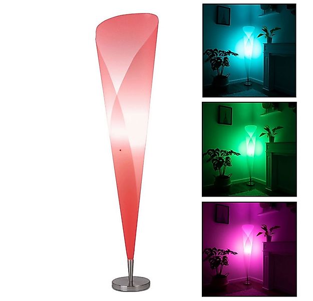 GLOBO LIGHTING LED Stehlampe, Leuchtmittel inklusive, Warmweiß, Farbwechsel günstig online kaufen