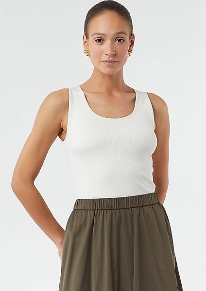 Comma Shirttop Geripptes Top im Slim günstig online kaufen