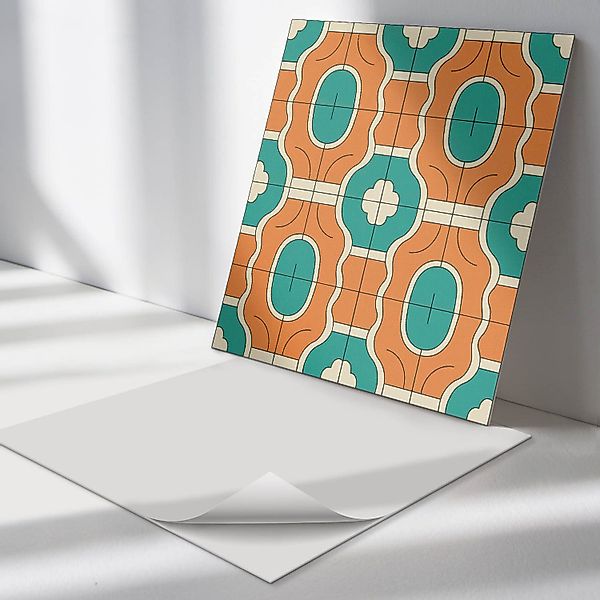 Tulup Spritzschutz Wandverkleidung Geometrisches Schachbrettmuster Spritzsc günstig online kaufen