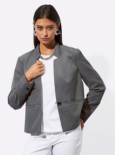 creation L Blusenblazer Lyocell-Mix-Blazer Langarm günstig online kaufen