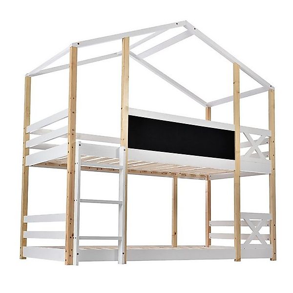 DOPWii Kinderbett Kinderbett Baumhaus mit Leiter 90x200cm,Hausbett, Etagenb günstig online kaufen