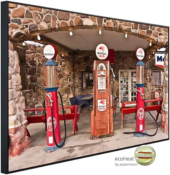 Papermoon Infrarotheizung »Alte Tankstelle«, sehr angenehme Strahlungswärme günstig online kaufen