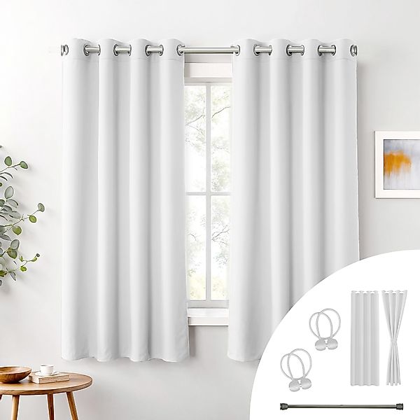 Cozyor Vorhang weiß 2er Set + günstig online kaufen