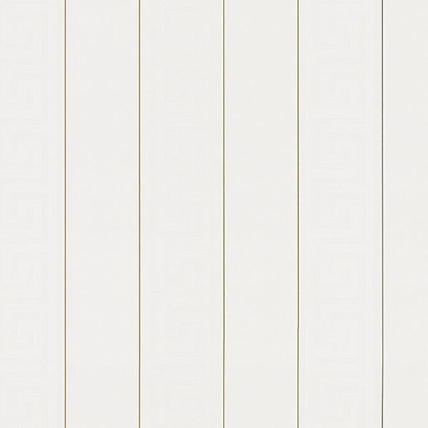 Bricoflor Weiße Tapete mit Dünnen Streifen in Gold Edle Streifen Tapete mit günstig online kaufen
