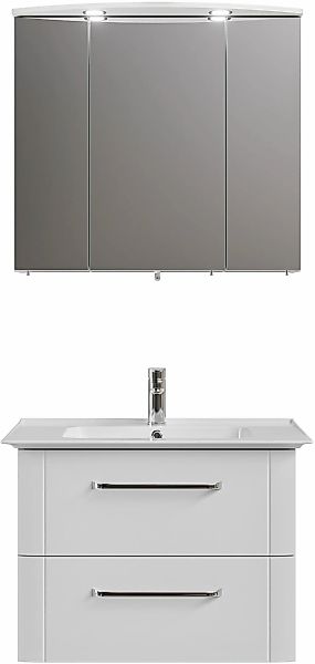 Saphir Badmöbel-Set "Badmöbel-Set Serie 3006 2-teilig Keramik-Waschtisch mi günstig online kaufen