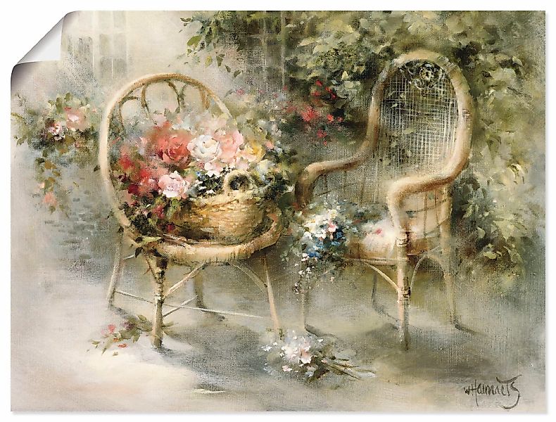 Artland Wandbild "Sommer II" Garten 1 Stk. tlg. als Leinwandbild, Poster in günstig online kaufen