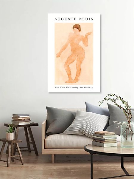 Poster / Leinwandbild - Nude, Right Knee Flexed Von Auguste Rodin günstig online kaufen