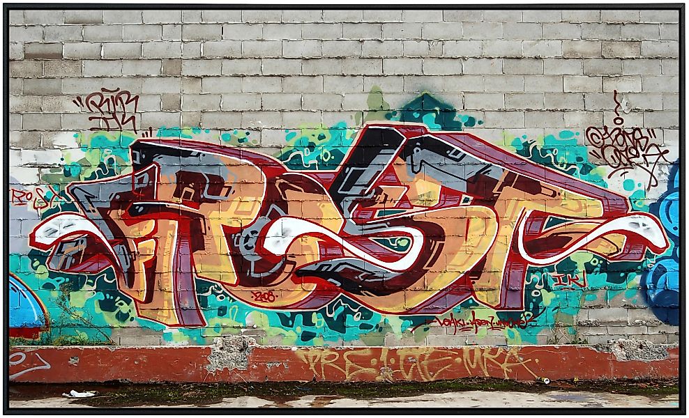 Papermoon Infrarotheizung »Graffiti Street Art«, sehr angenehme Strahlungsw günstig online kaufen