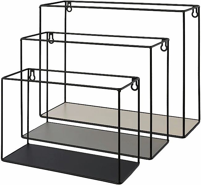 Creativ home Deko-Wandregal "Wandregal" 3 Stk. tlg. günstig online kaufen