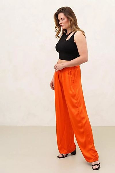 Lelü Fashion Haremshose lockere Stoffhose orange günstig online kaufen
