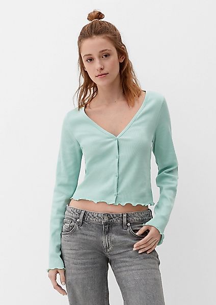 QS Langarmshirt T-Shirt (1-tlg) günstig online kaufen