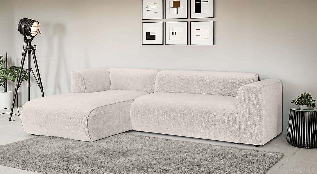 Home affaire Ecksofa »MERID L-Form (257 cm), zeitlos & stilvolles Design,« günstig online kaufen