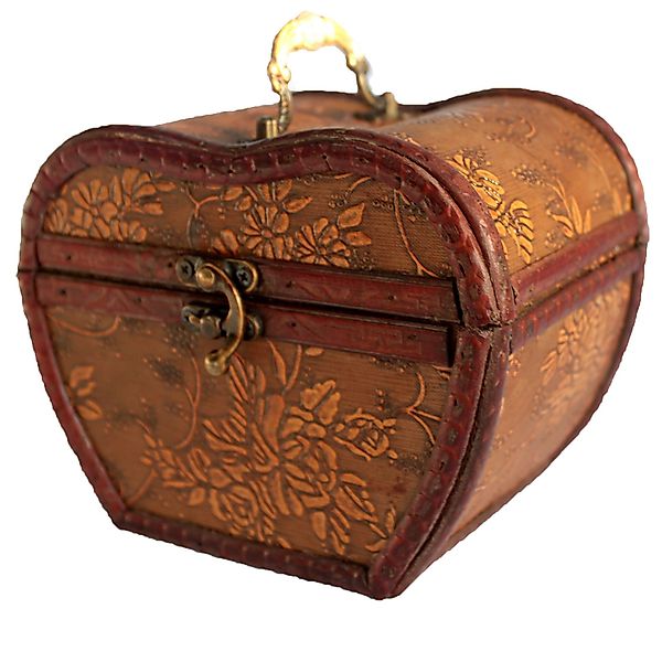 Bali-Homedecor Dekofigur Apfelförmige Vintagebox günstig online kaufen
