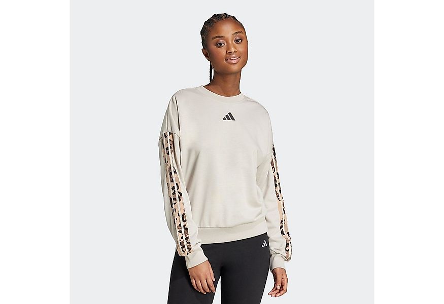 adidas Sportswear Sweatshirt W AOP SWT sportlicher Stil, 3-Streifen im Leop günstig online kaufen