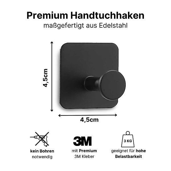 LIVINA HOME Handtuchhaken Haken selbstklebend Bad günstig online kaufen