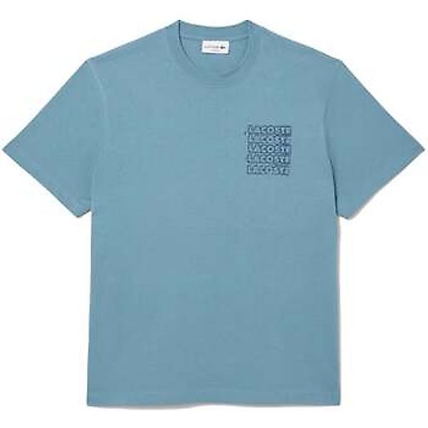 Lacoste  T-Shirt Logo Graphic T-Shirt Blue günstig online kaufen