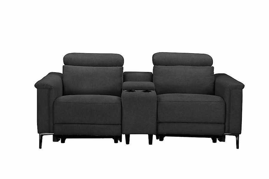 Home affaire 2-Sitzer "Lund, 2er-Kinosofa, TV-Sessel, Multimedia-Sofa, USB- günstig online kaufen