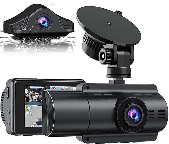 ibettertec 3 Lens 4K Dashcam Auto,4K+1080P+1080P vorne hinten innen Dashcam günstig online kaufen