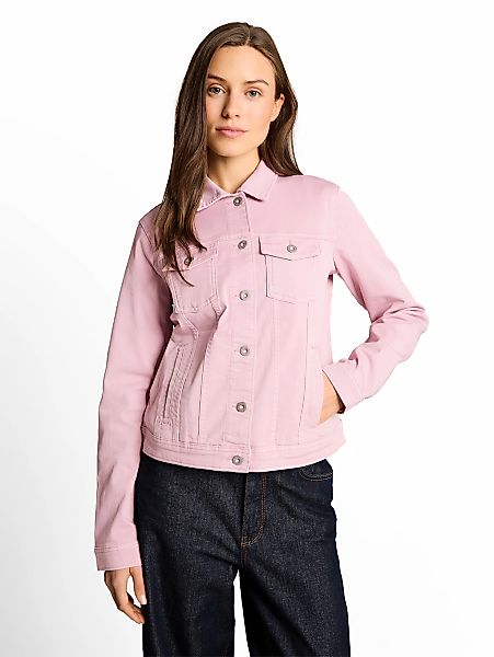 TOM TAILOR Jeansjacke ohne Kapuze mit Knopfleiste und Stretch günstig online kaufen