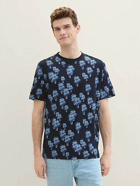 TOM TAILOR T-Shirt T-Shirt mit Palmenprint günstig online kaufen