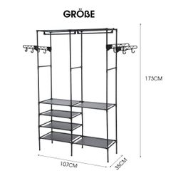 oyajia Kleiderständer Metall Kleiderstange offen mit günstig online kaufen