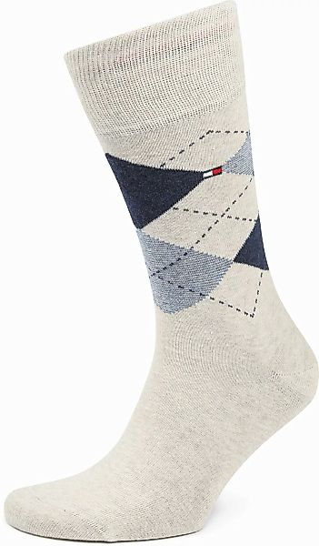 Tommy Hilfiger 2-Pack Socken Beige Melange - Größe 43-46 günstig online kaufen