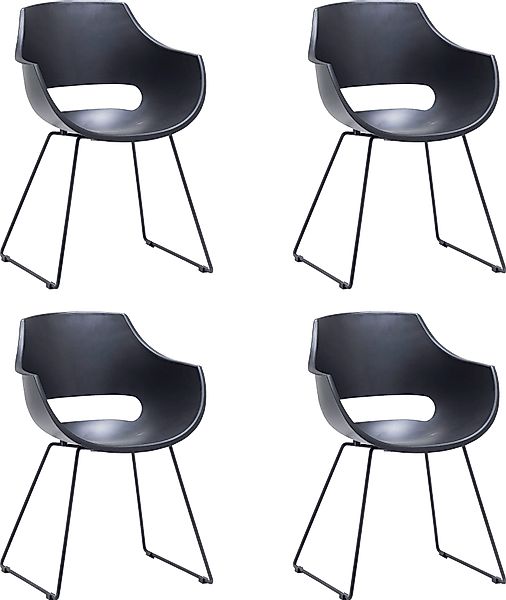 MCA furniture Schalenstuhl »Rockville« (Set) 4 Stk. 4er-Set, Kufe, Kunststo günstig online kaufen