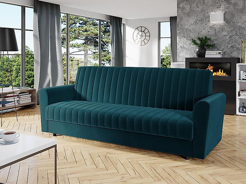 MIRJAN24 Schlafsofa Molly, mit Bettkasten und Schlaffunktion, Wellenfeder, günstig online kaufen