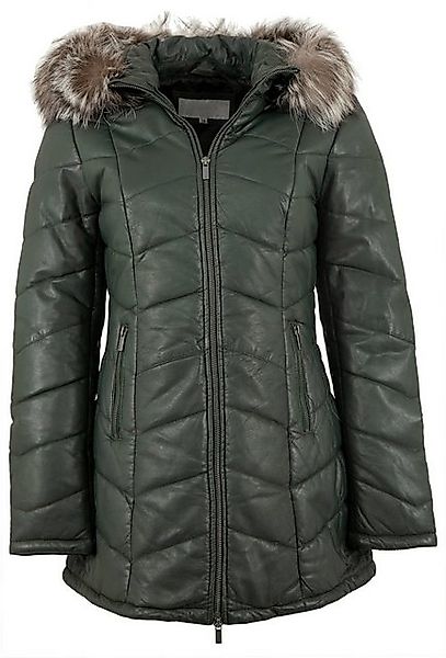 Lederjacken24 Lederjacke Laka Lederjacken24 - Damen Echtleder Ledermantel S günstig online kaufen