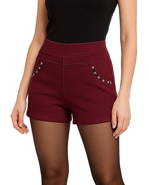 dy_mode Thermohose Gefütterte Thermo-Hotpants mit Innenfutter warme Damen W günstig online kaufen