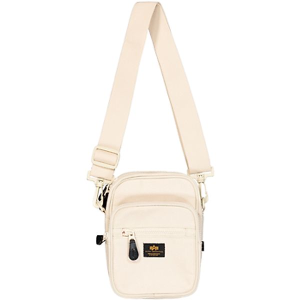 Alpha Industries  Taschen Label Messenger Bag Small - vintage white günstig online kaufen