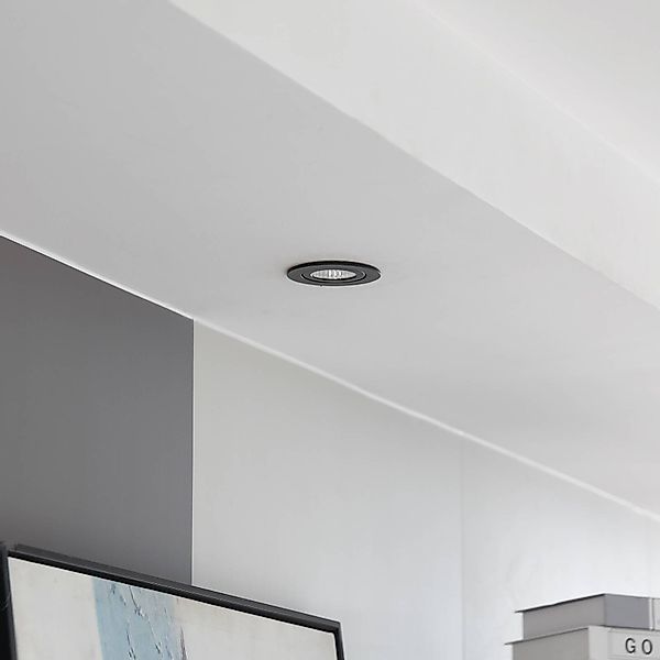 Arcchio LED-Downlight Jyra, schwarz, 4.000K günstig online kaufen