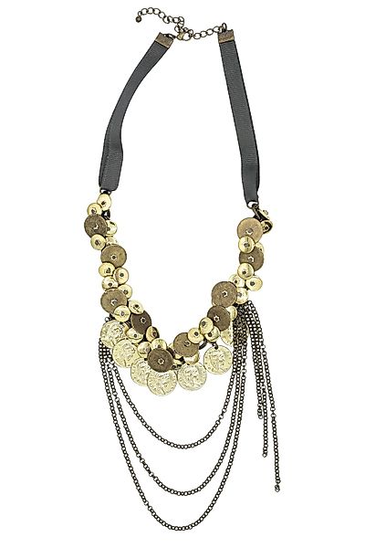 COLLEZIONE ALESSANDRO Lange Kette "VintageVibe", mit Textilband und altgold günstig online kaufen