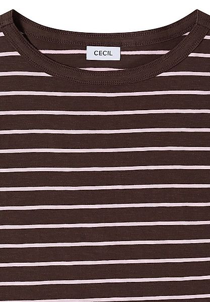 CECIL Kurzarmshirt NOS Striped Slubyarn Shirt günstig online kaufen