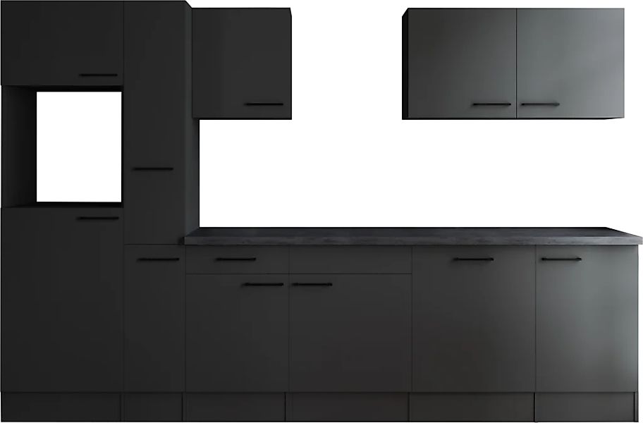 RESPEKTA Küchenzeile "Oliver" Breite 310 cm, 90 cm Arbeitshöhe, in exklusiv günstig online kaufen