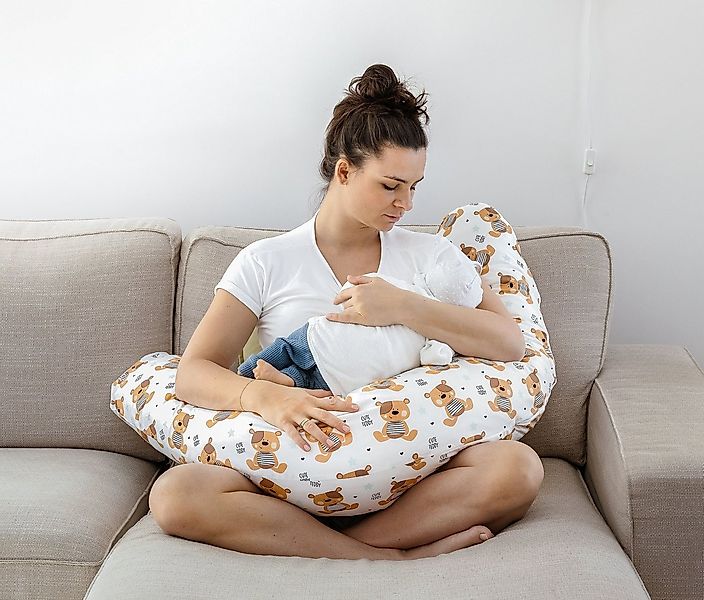 Loolay Stillkissen Baumwolle LUX Schwangerschaftskissen Seitenschläferkisse günstig online kaufen