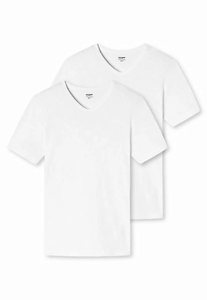 uncover by SCHIESSER T-Shirt Herren T-Shirt 2er Pack - V-Ausschnitt günstig online kaufen