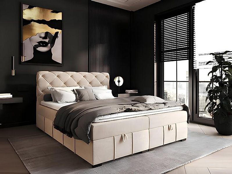JVmoebel Bett Polsterbett Schlafbett Schlafbett Polsterbett Bett Komfortbet günstig online kaufen