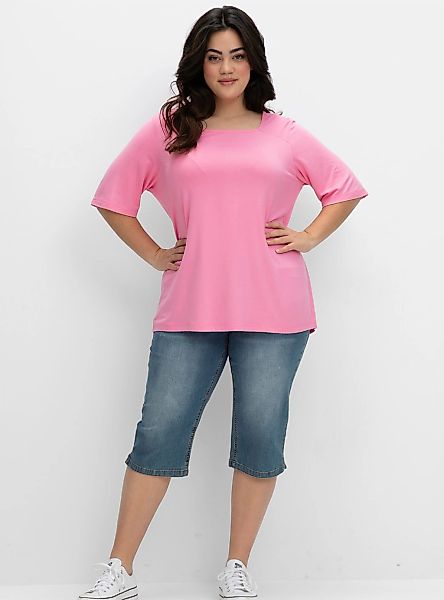 Sheego T-Shirt "T-Shirt", (1 tlg.) günstig online kaufen