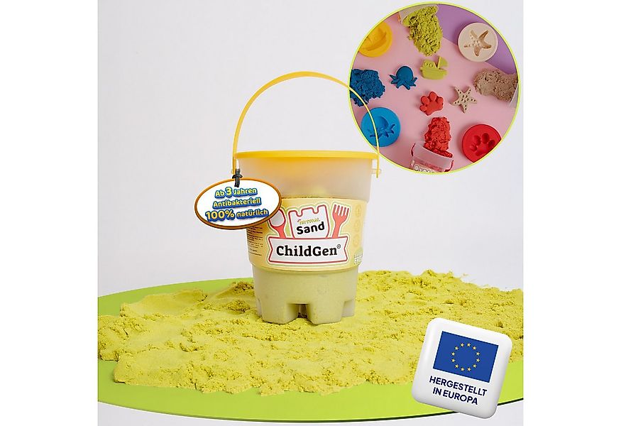 ChildGen Sandkasten Kinetischer Sand, Natürlich, ungiftig, Magischer Sand, günstig online kaufen
